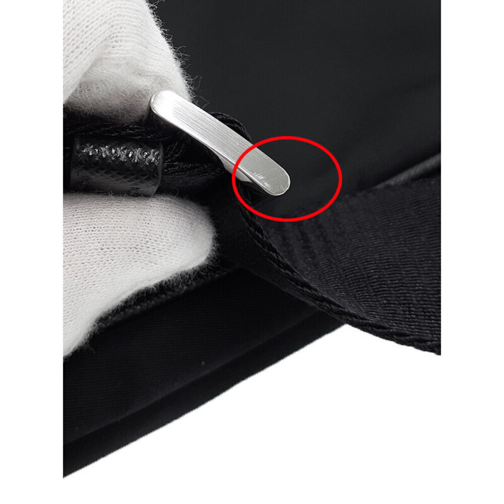 Prada Shoulder Messenger Black Crossbody Bag Re - Picture 6 of 9